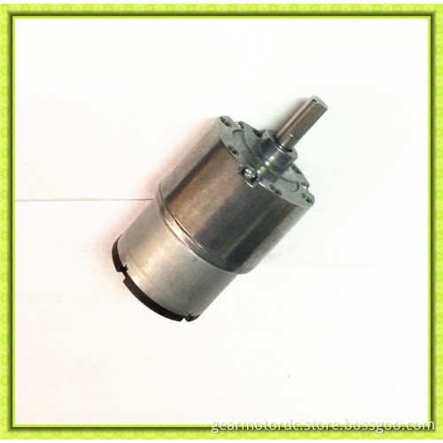 Reversible metal gearbox OD37mm high torque 300rpm 24v dc gear motor
